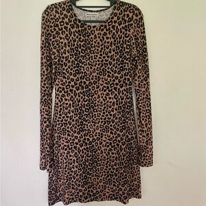Reformation Leopard Mini-Dress